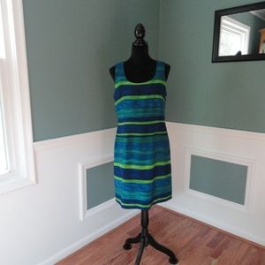 Jessica Howard Blue and Green Dress